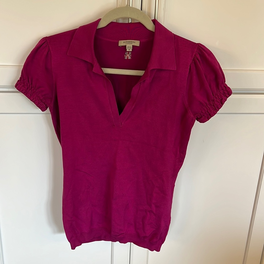 Burberry Magenta Top